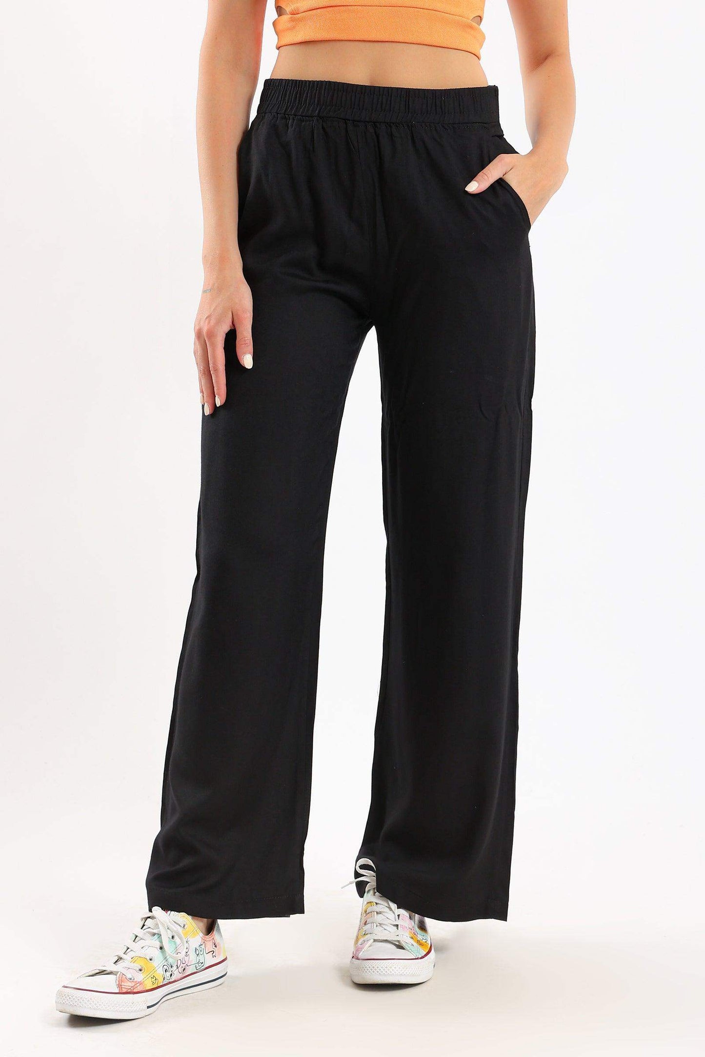 Side Zipper Closure Pants - Carina - ÙƒØ§Ø±ÙŠÙ†Ø§