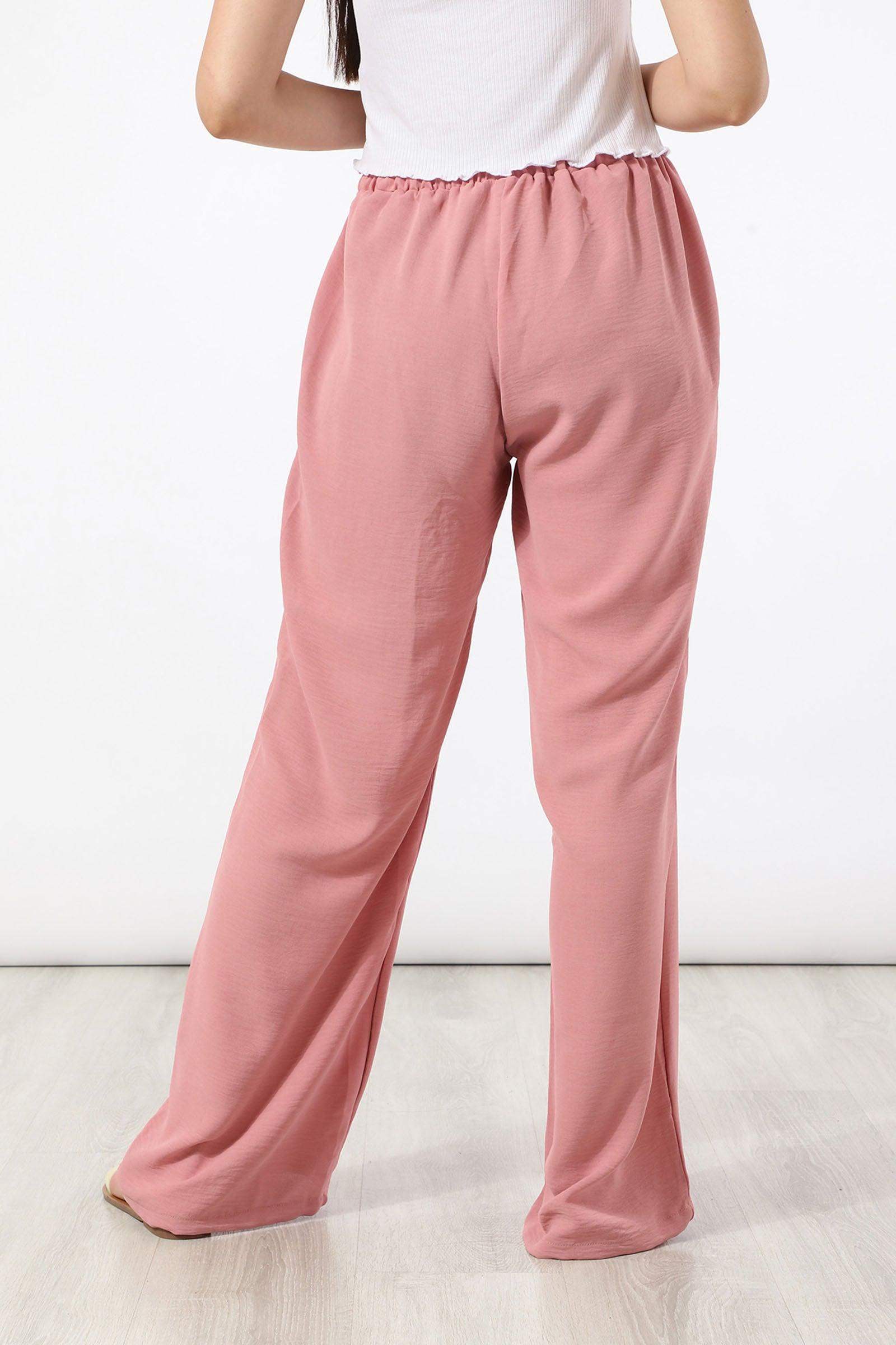 Simple Wide Leg Pants - Carina - ÙƒØ§Ø±ÙŠÙ†Ø§