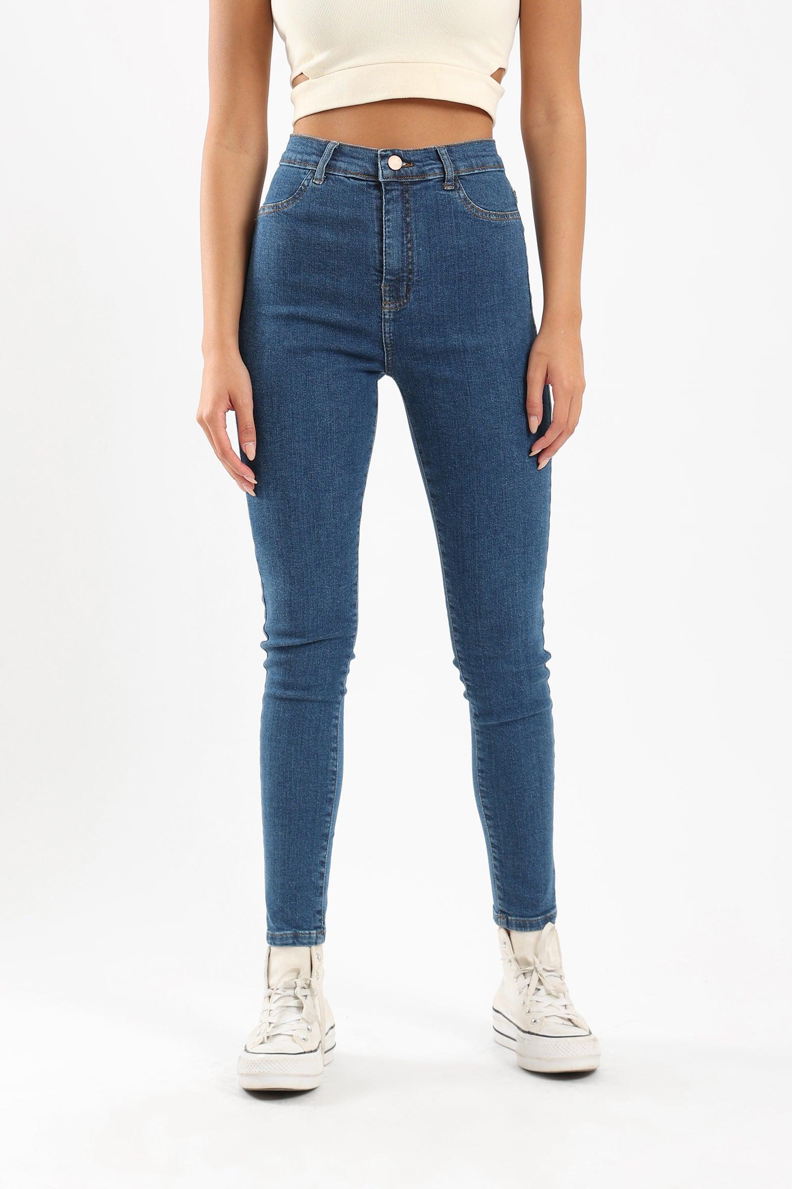 Skinny Fit Denim Pants - Clue Wear