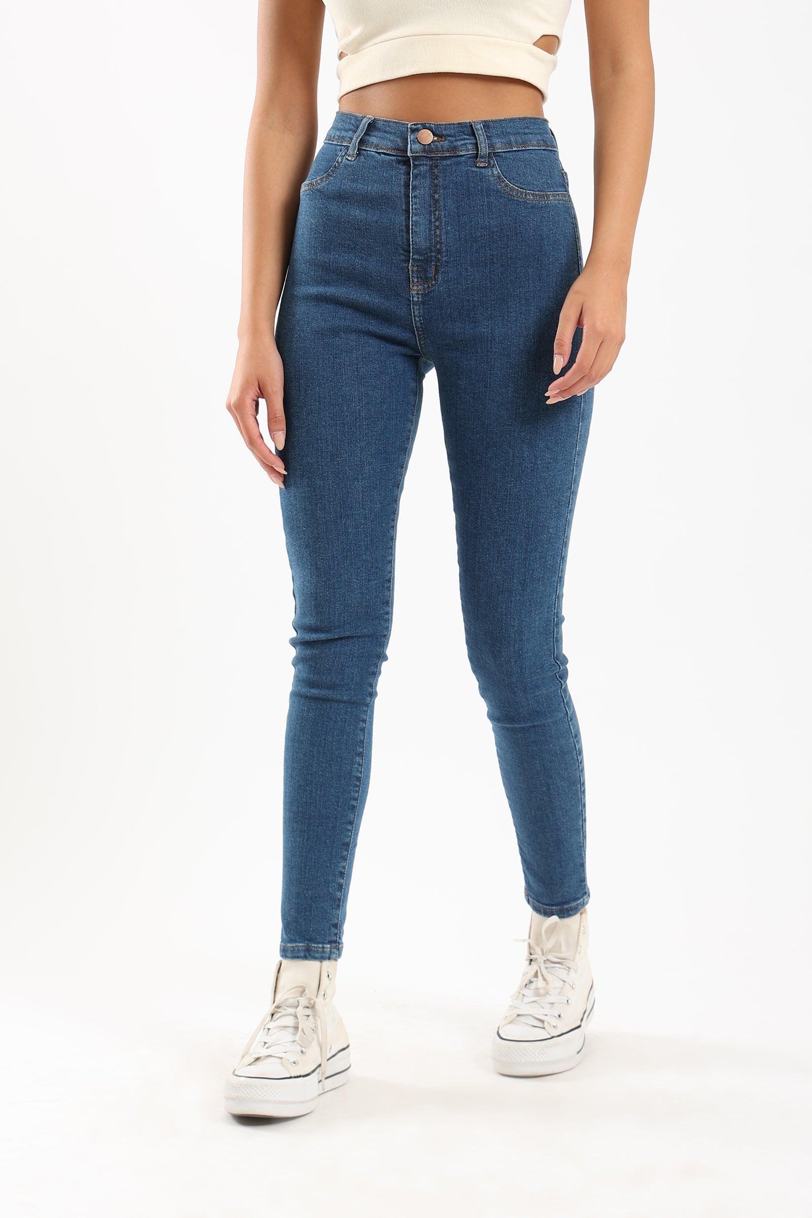 Skinny Fit Denim Pants - Clue Wear