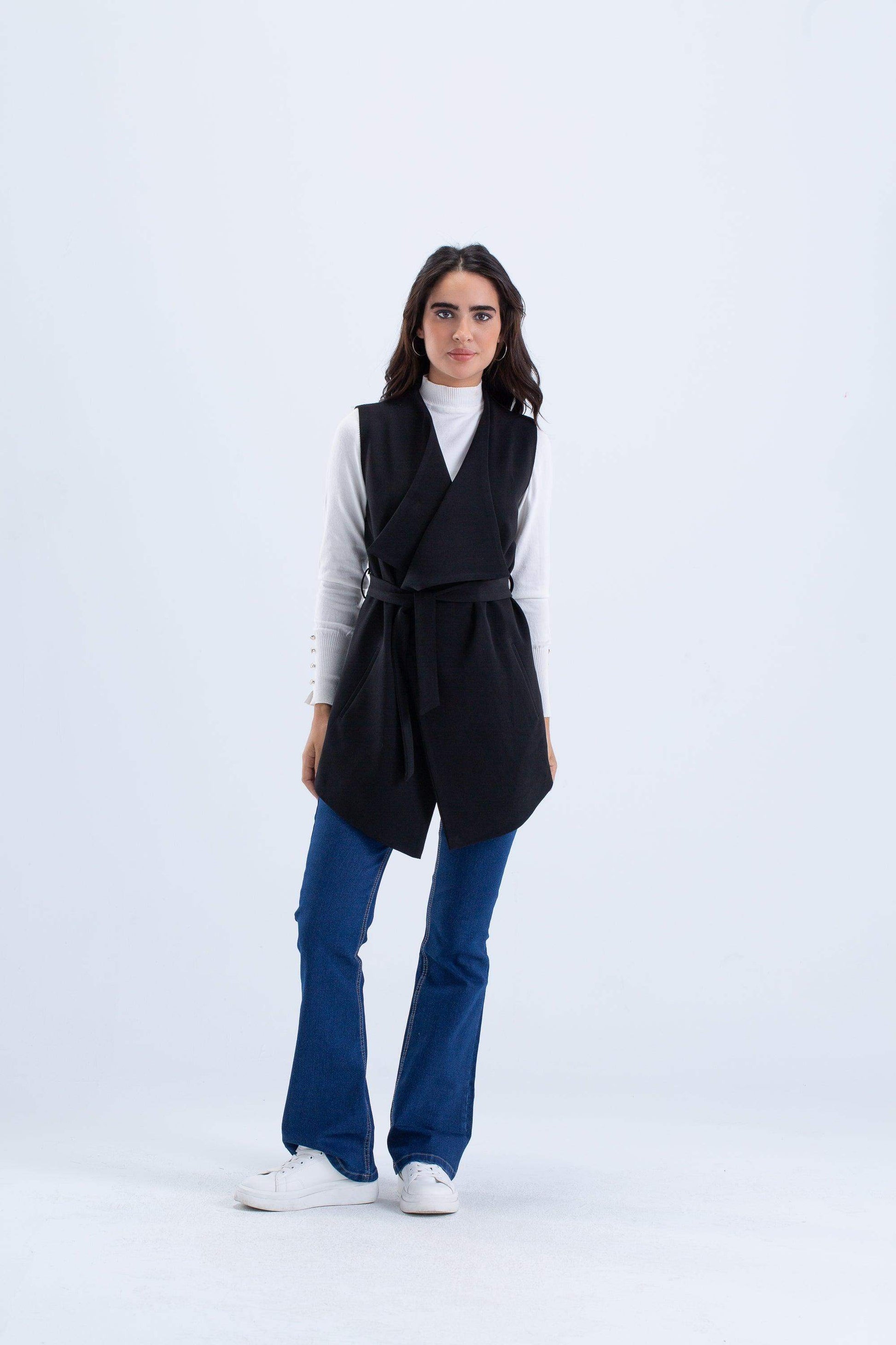 Sleeveless Classic Fit Vest - Carina - ÙƒØ§Ø±ÙŠÙ†Ø§