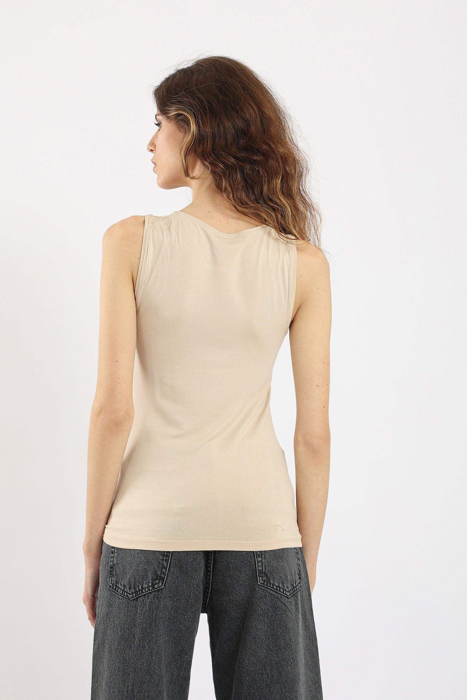 Sleeveless Crew Neck Top - Carina - ÙƒØ§Ø±ÙŠÙ†Ø§