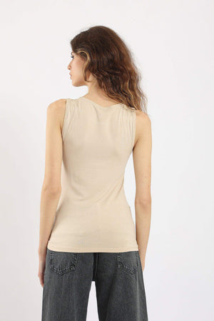 Sleeveless Crew Neck Top - Carina - ÙƒØ§Ø±ÙŠÙ†Ø§