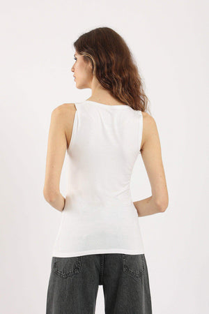 Sleeveless Crew Neck Top - Carina - ÙƒØ§Ø±ÙŠÙ†Ø§