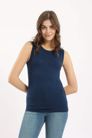 Sleeveless Crew Neck Top - Carina - ÙƒØ§Ø±ÙŠÙ†Ø§