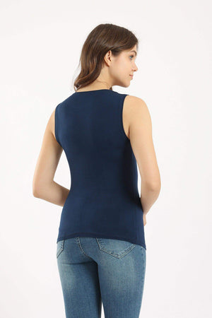 Sleeveless Crew Neck Top - Carina - ÙƒØ§Ø±ÙŠÙ†Ø§
