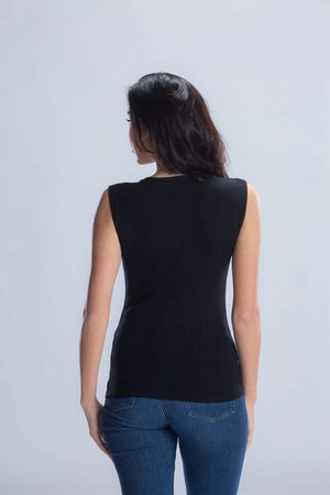 Sleeveless Crew Neck Top - Carina - ÙƒØ§Ø±ÙŠÙ†Ø§