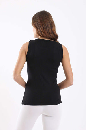 Sleeveless Crew Neck Top - Carina - ÙƒØ§Ø±ÙŠÙ†Ø§
