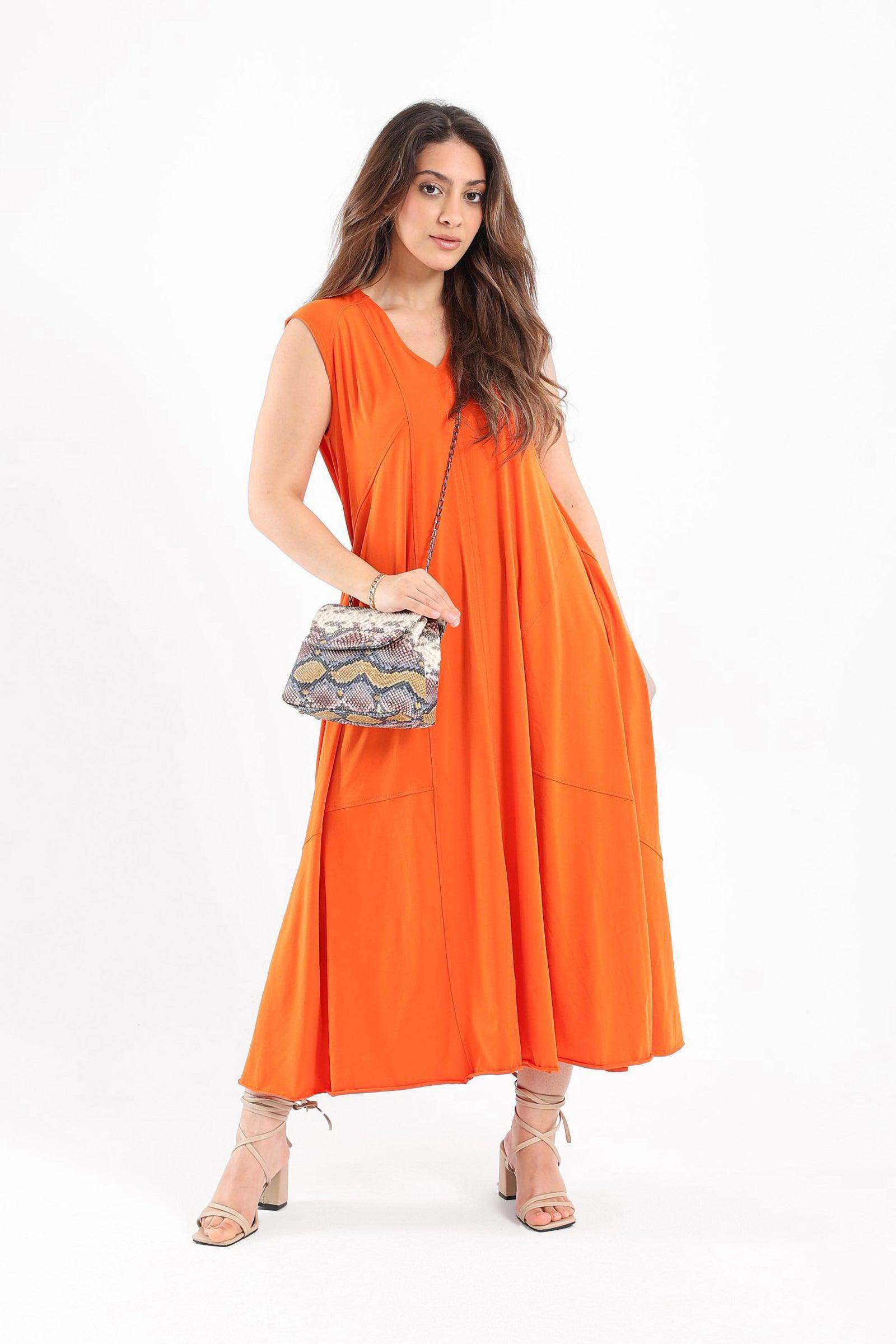 Sleeveless Loose Fit Dress - Carina - ÙƒØ§Ø±ÙŠÙ†Ø§