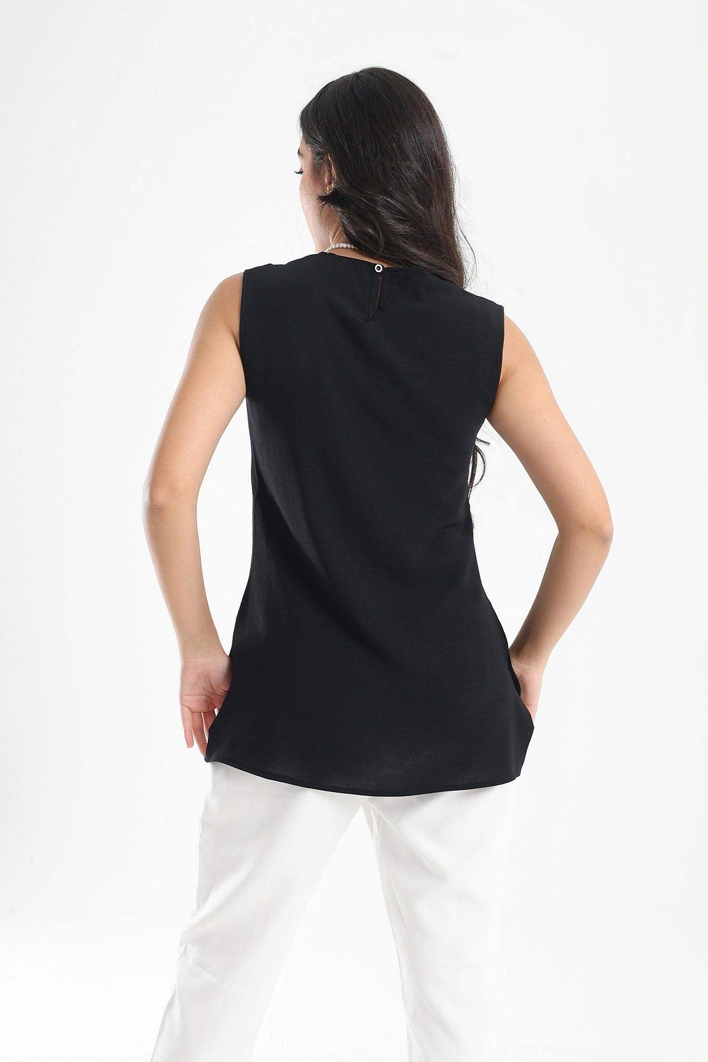 Sleeveless Plain Blouse - Carina - ÙƒØ§Ø±ÙŠÙ†Ø§