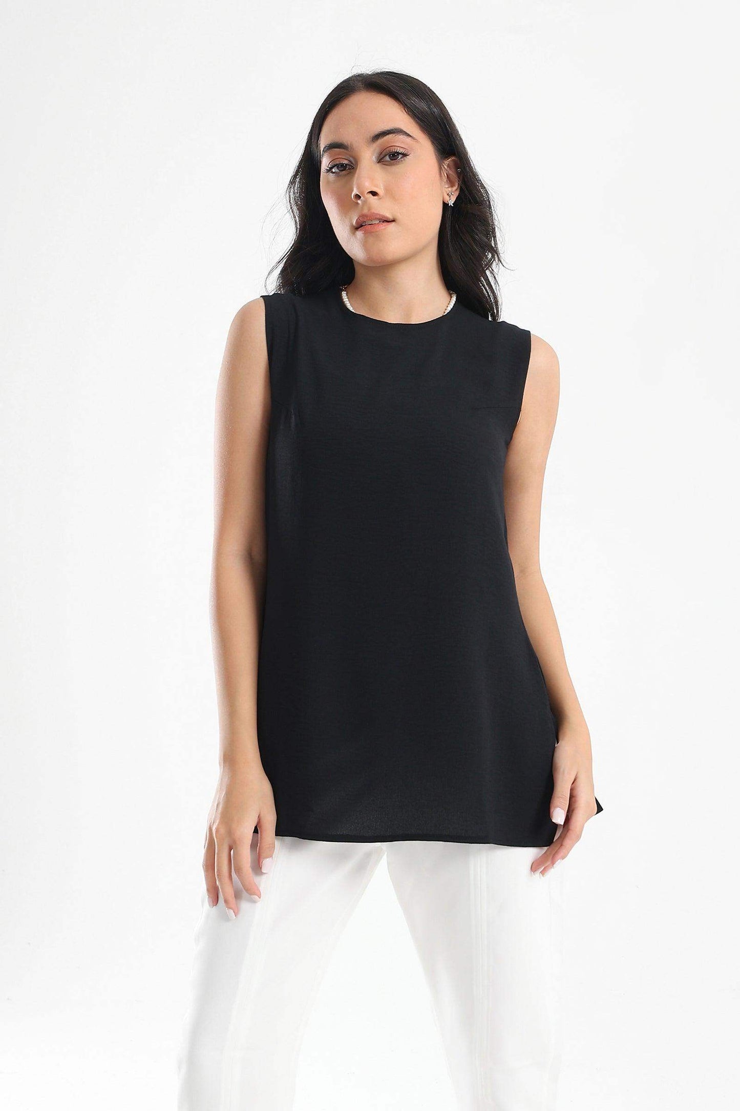 Sleeveless Plain Blouse - Carina - ÙƒØ§Ø±ÙŠÙ†Ø§