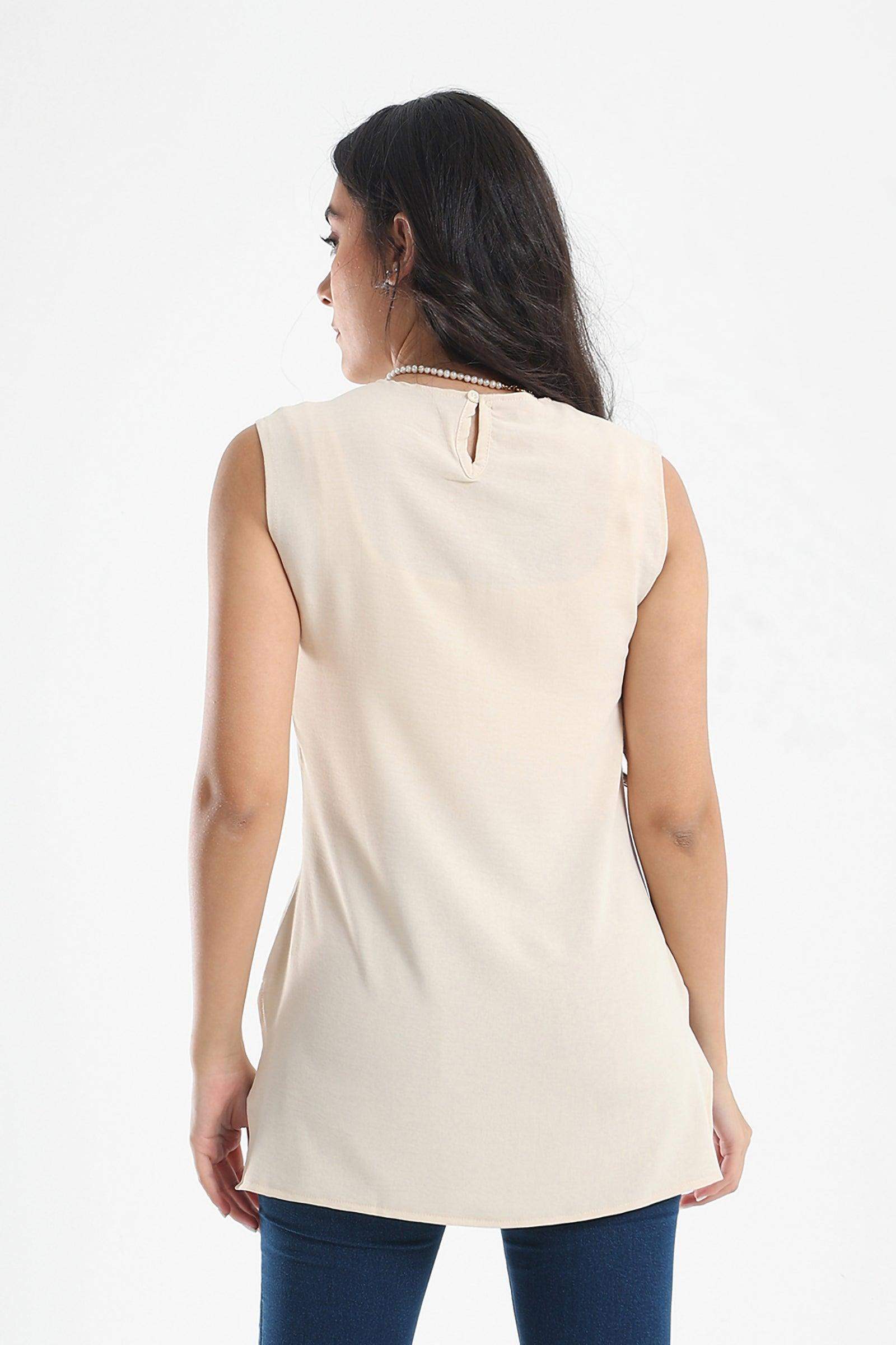 Sleeveless Plain Blouse - Carina - ÙƒØ§Ø±ÙŠÙ†Ø§