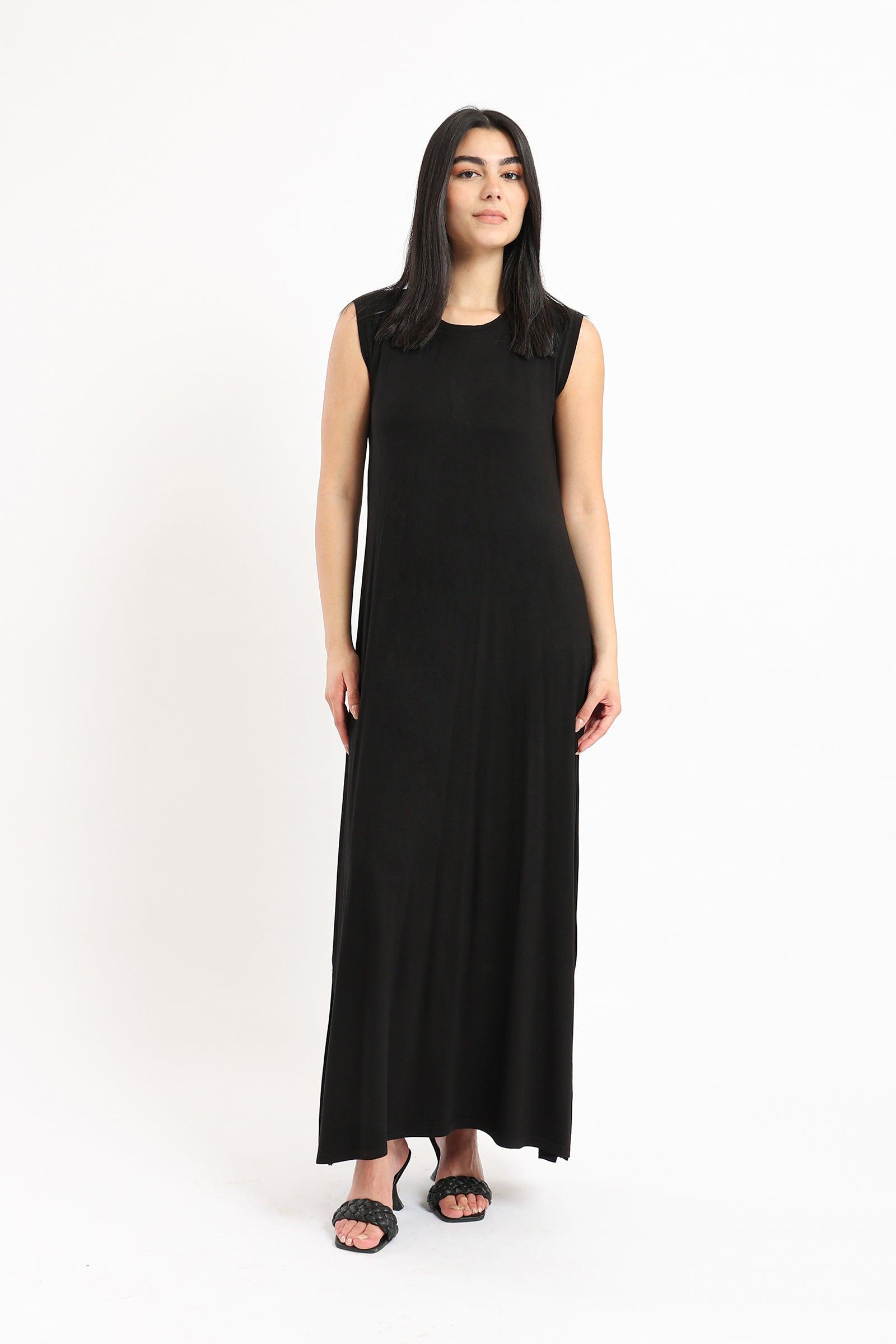 Sleeveless Regular Fit Dress - Clue Wear