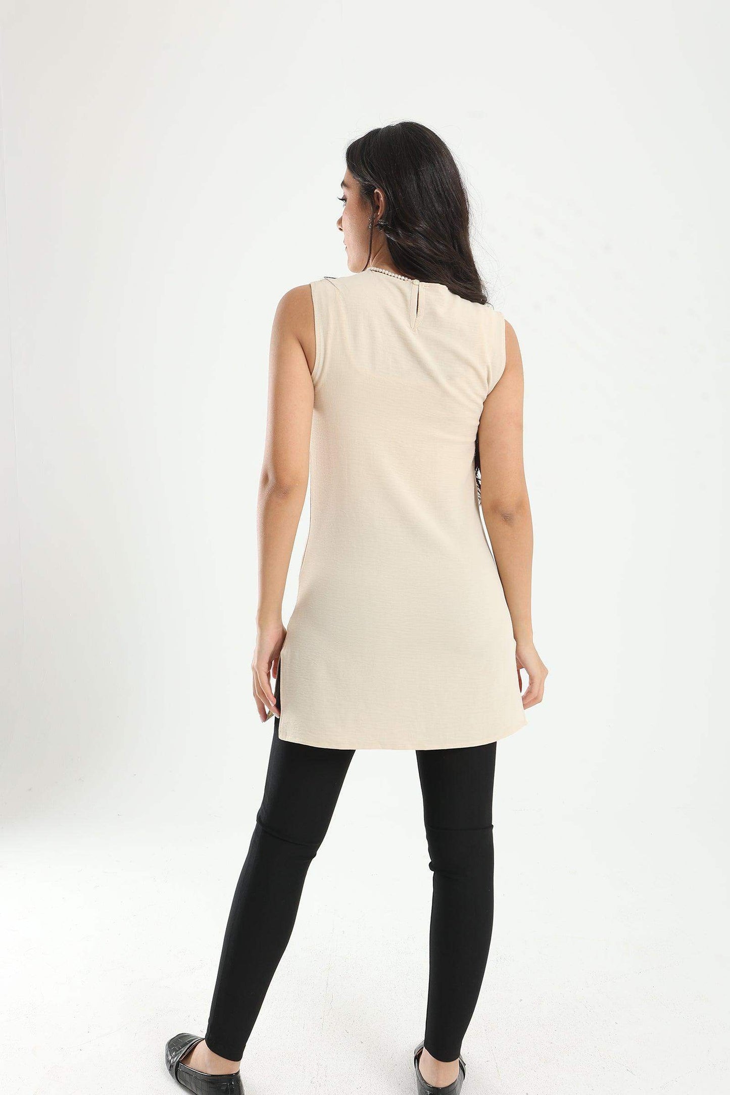 Sleeveless Slim Fit Top - Carina - ÙƒØ§Ø±ÙŠÙ†Ø§