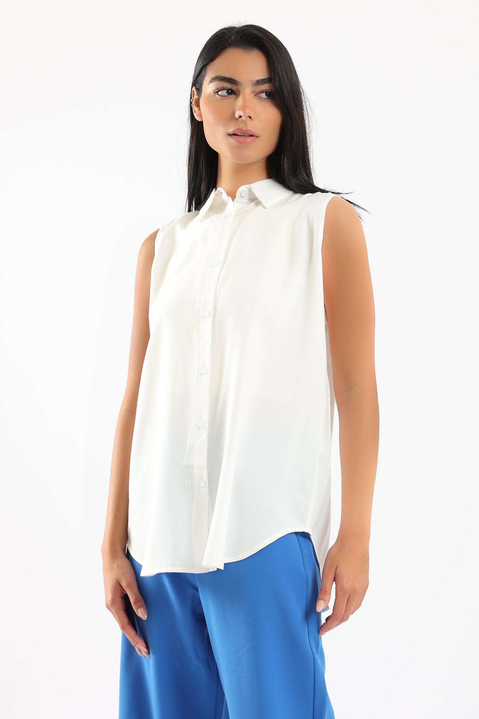 Sleeveless Smart Fit Shirt - Clue Wear