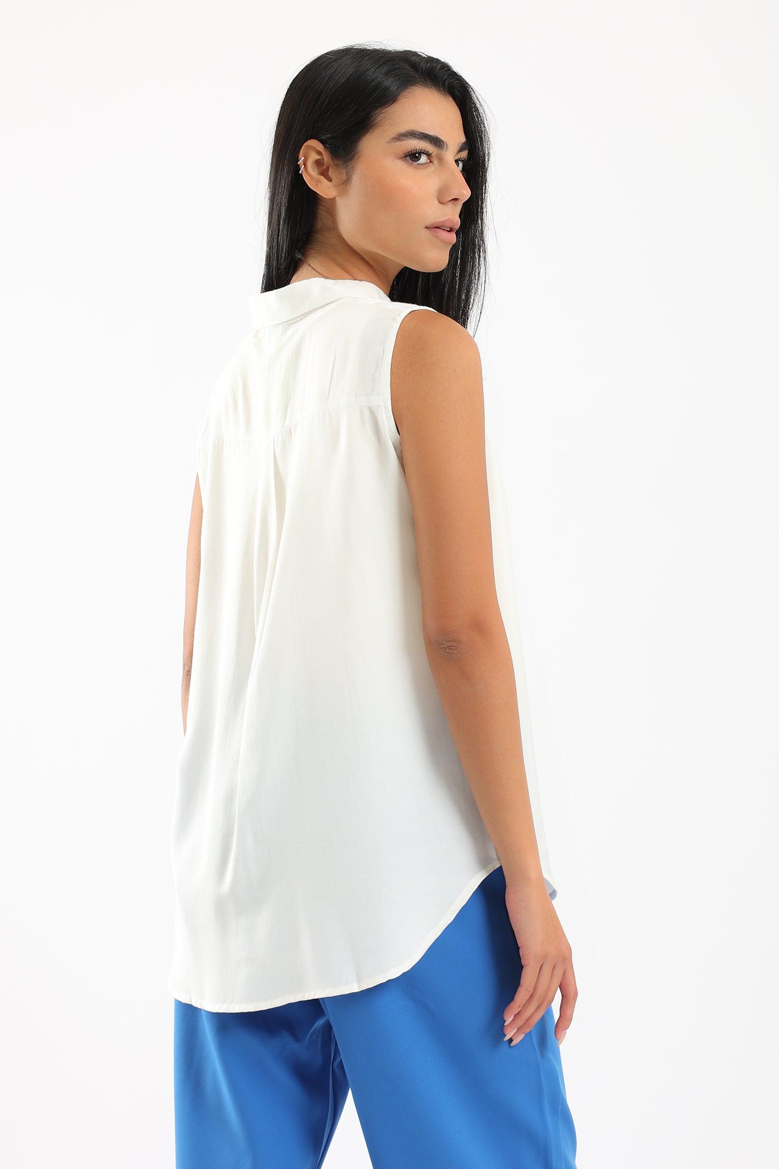 Sleeveless Smart Fit Shirt - Clue Wear