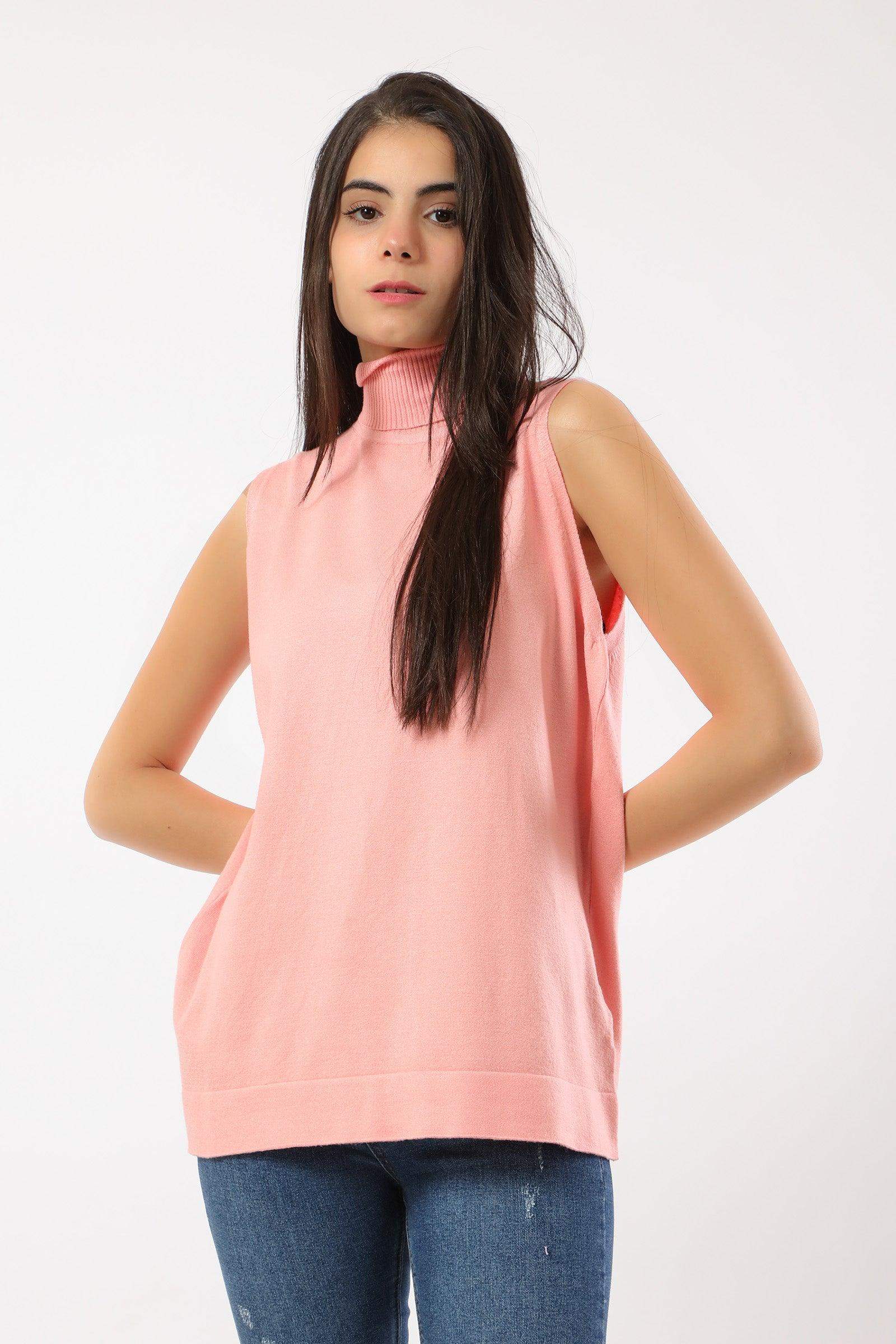 Sleeveless Solid Pullover - Carina - ÙƒØ§Ø±ÙŠÙ†Ø§