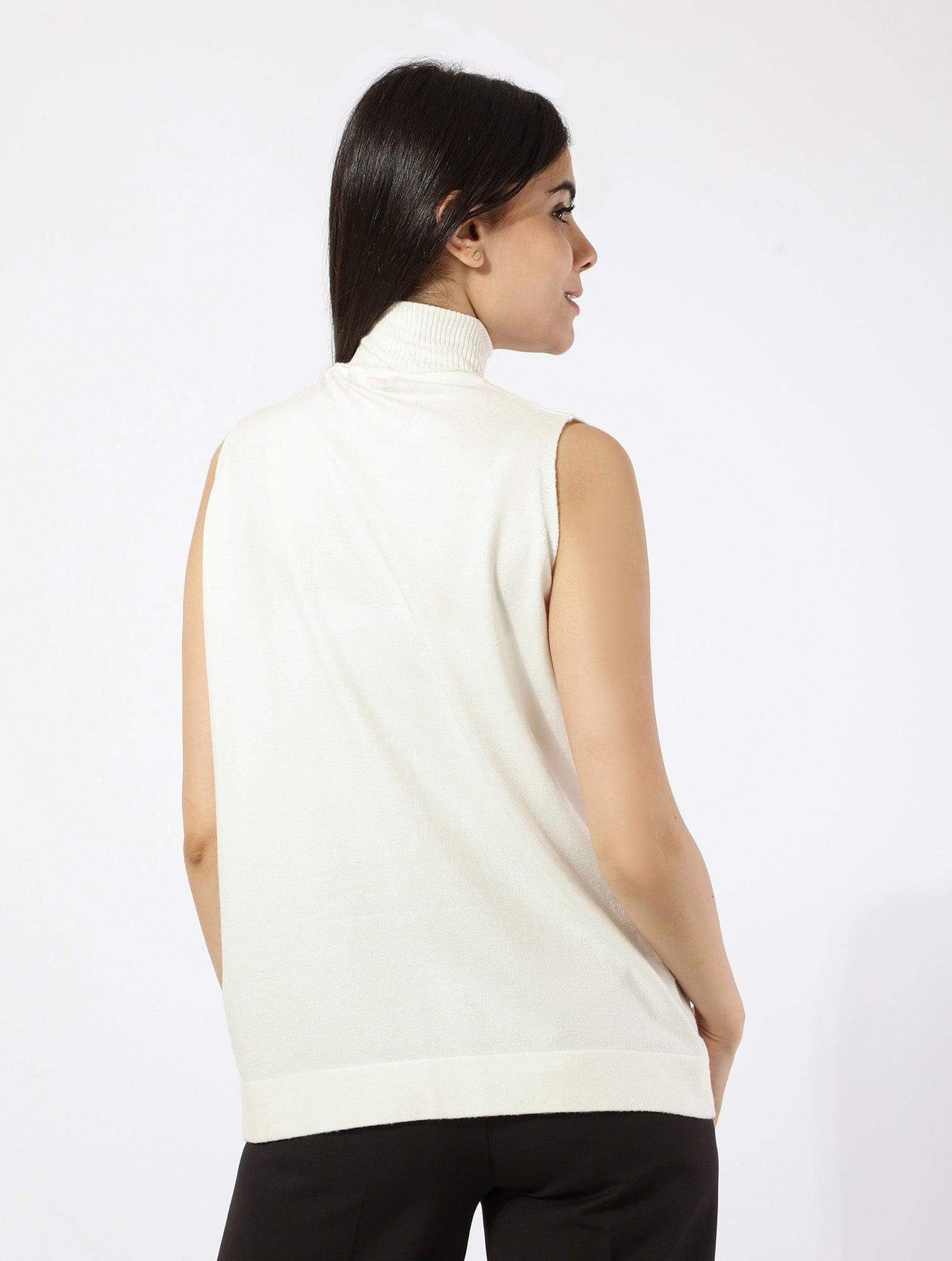 Sleeveless Solid Pullover - Carina - ÙƒØ§Ø±ÙŠÙ†Ø§