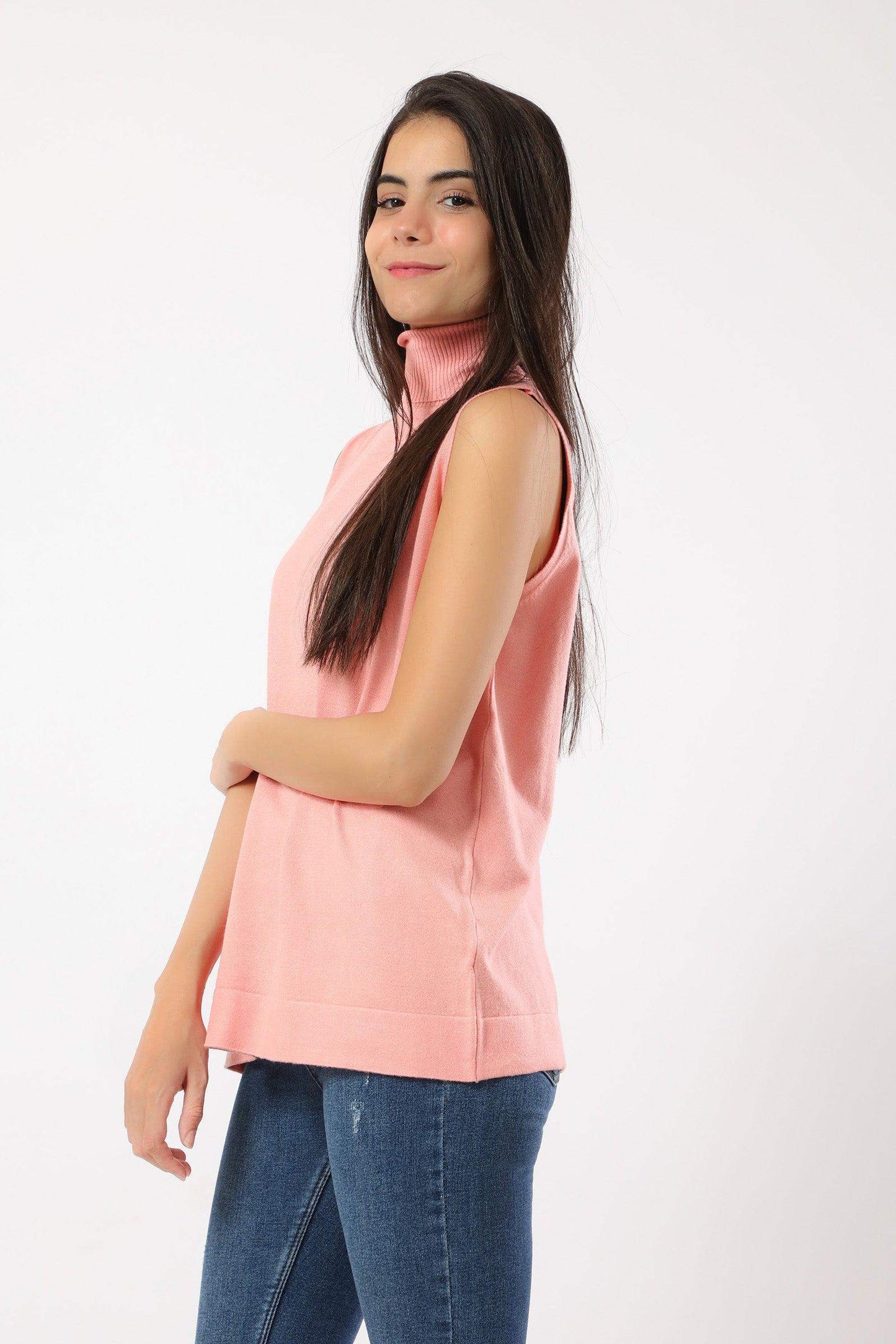 Sleeveless Solid Pullover - Carina - ÙƒØ§Ø±ÙŠÙ†Ø§