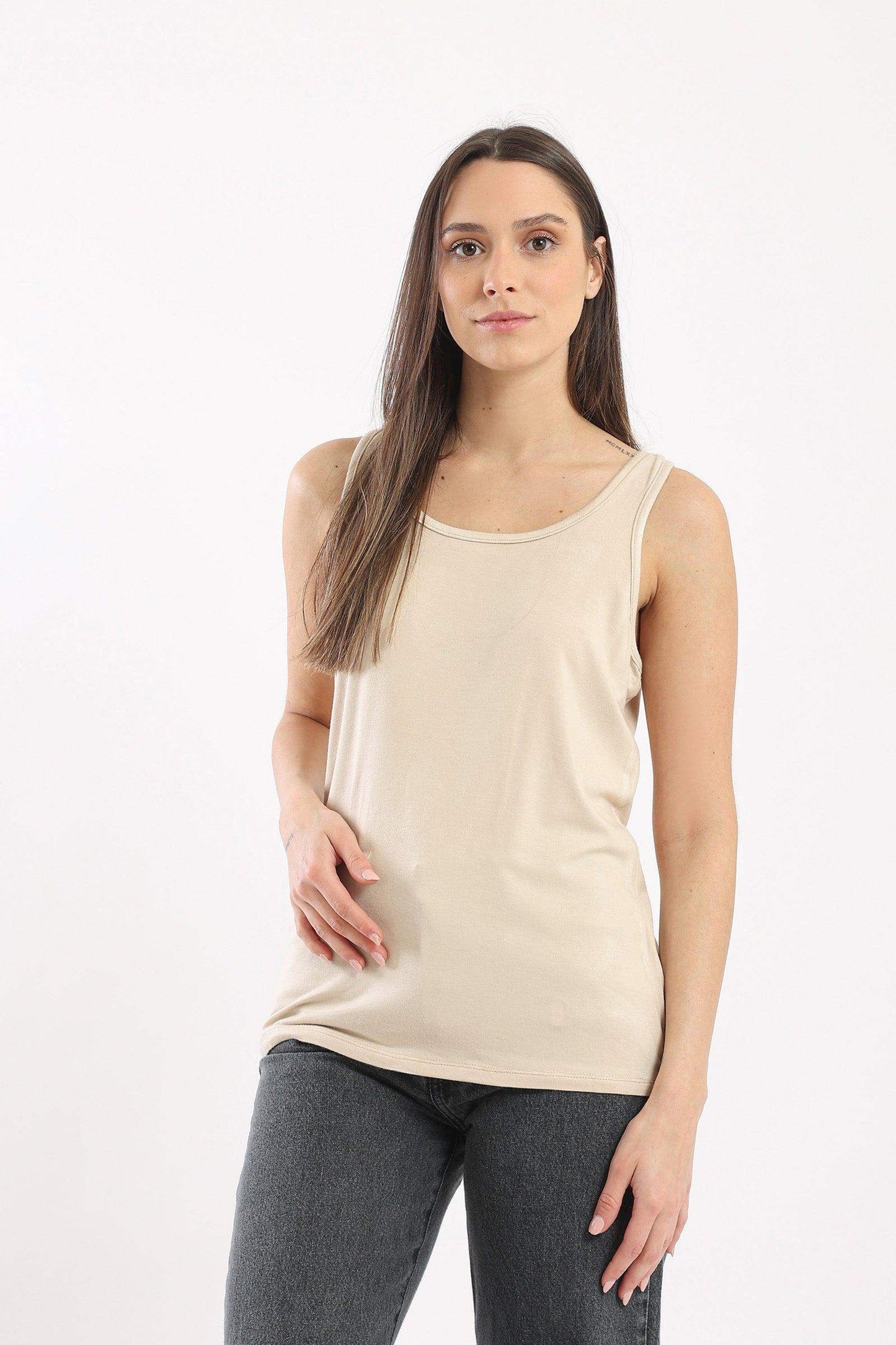 Sleeveless Viscose Tank Top - Carina - ÙƒØ§Ø±ÙŠÙ†Ø§