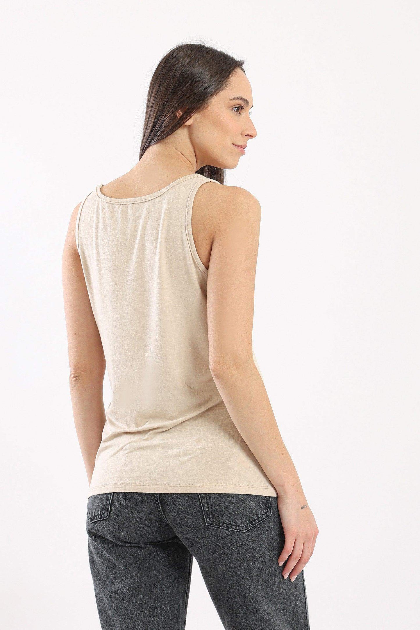 Sleeveless Viscose Tank Top - Carina - ÙƒØ§Ø±ÙŠÙ†Ø§