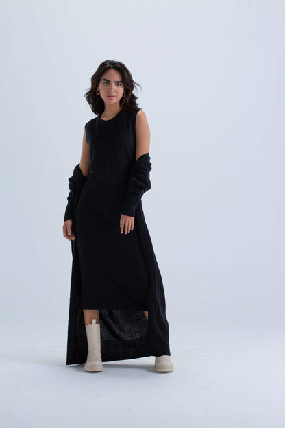 Sleeveless Wool Lounge Dress - Carina - ÙƒØ§Ø±ÙŠÙ†Ø§