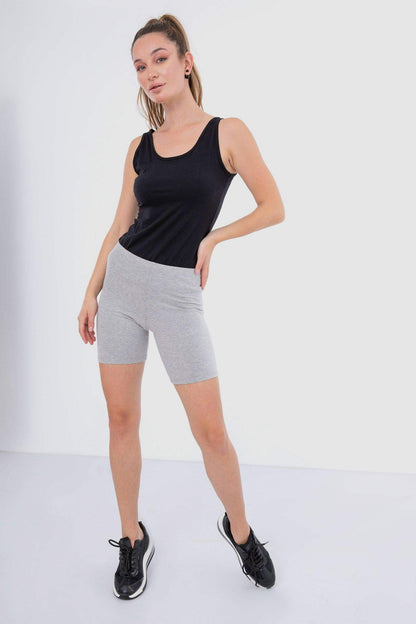 Slim Fit Cotton Leggings Short - Carina - ÙƒØ§Ø±ÙŠÙ†Ø§