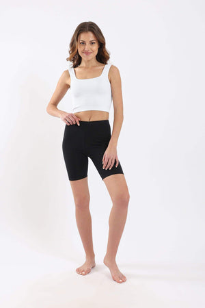 Slim Fit Cotton Leggings Short - Carina - ÙƒØ§Ø±ÙŠÙ†Ø§