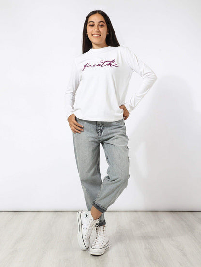 Slip-On Printed T-Shirt - Carina - ÙƒØ§Ø±ÙŠÙ†Ø§