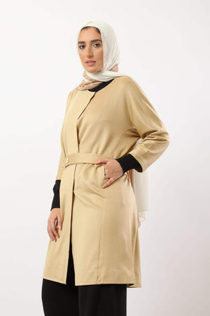 Snap Closure Lightweight Jacket - Carina - ÙƒØ§Ø±ÙŠÙ†Ø§
