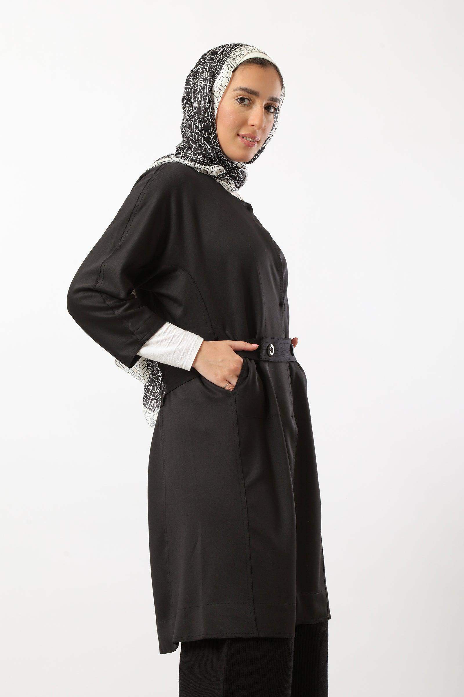 Snap Closure Lightweight Jacket - Carina - ÙƒØ§Ø±ÙŠÙ†Ø§
