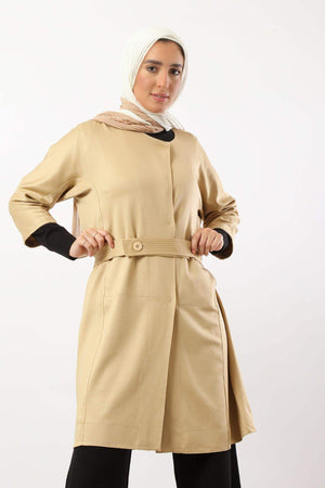 Snap Closure Lightweight Jacket - Carina - ÙƒØ§Ø±ÙŠÙ†Ø§