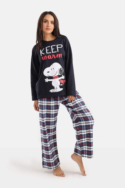 Snoopy Printed Pyjama Set - Carina - ÙƒØ§Ø±ÙŠÙ†Ø§