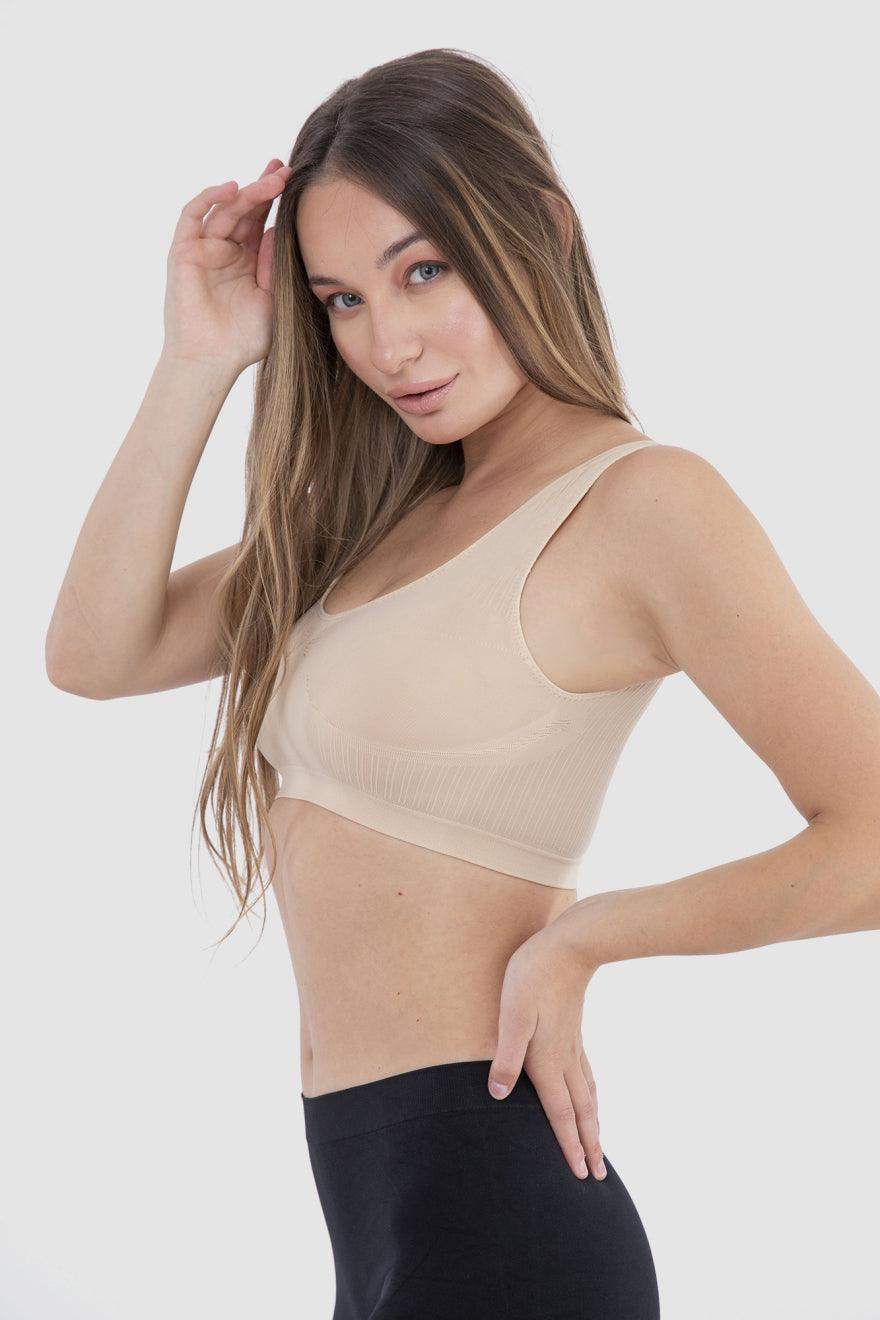 Soft Ribbed Bra - Carina - ÙƒØ§Ø±ÙŠÙ†Ø§