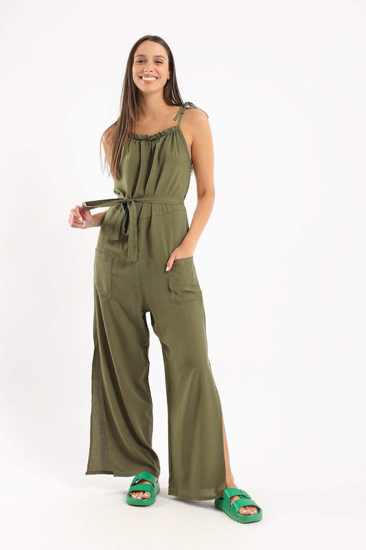 Solid Pyjama Jumpsuit - Carina - ÙƒØ§Ø±ÙŠÙ†Ø§