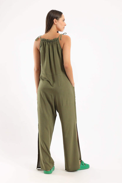 Solid Pyjama Jumpsuit - Carina - ÙƒØ§Ø±ÙŠÙ†Ø§