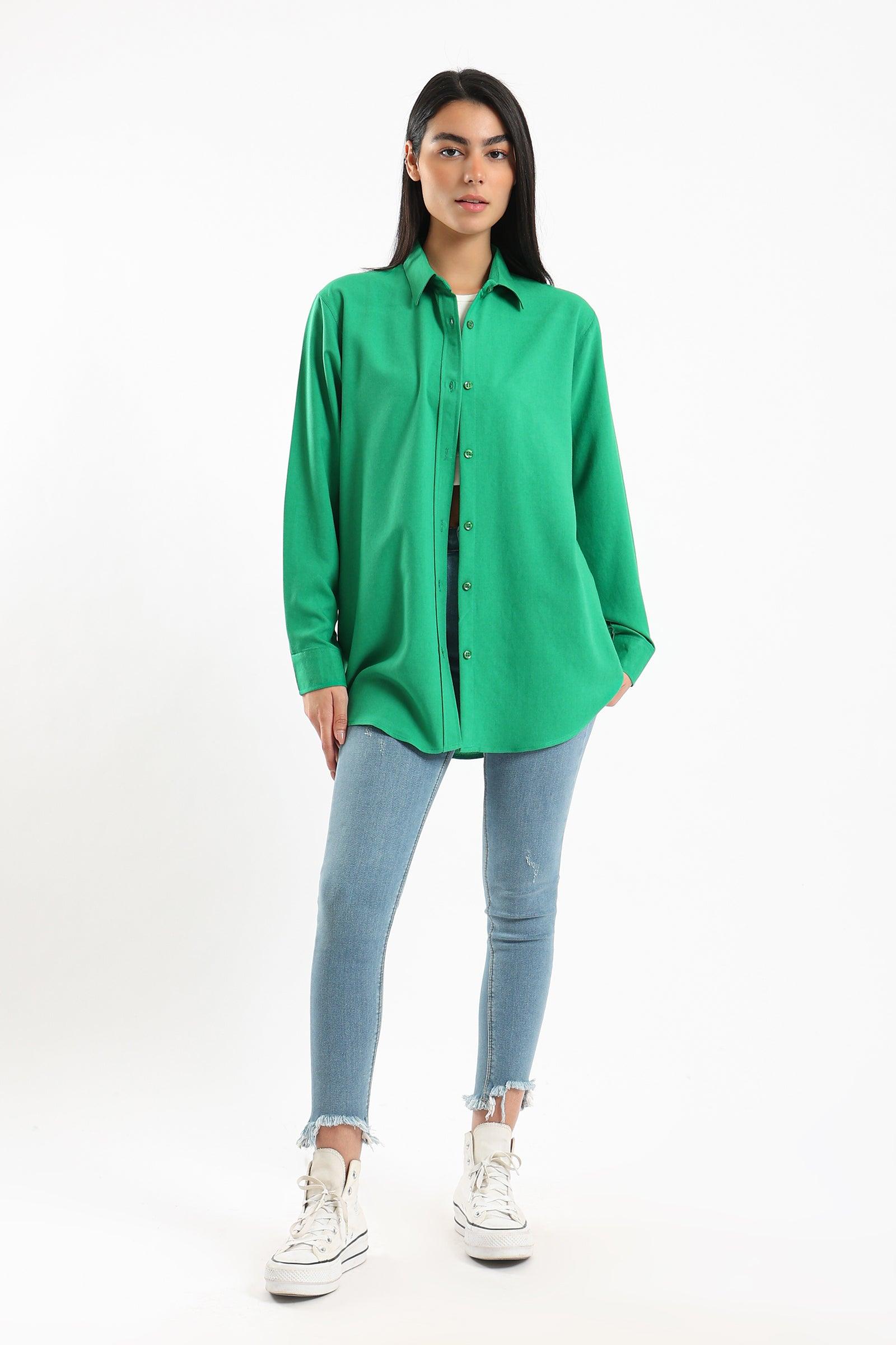 Solid Relaxed Shirt - Clue Wear