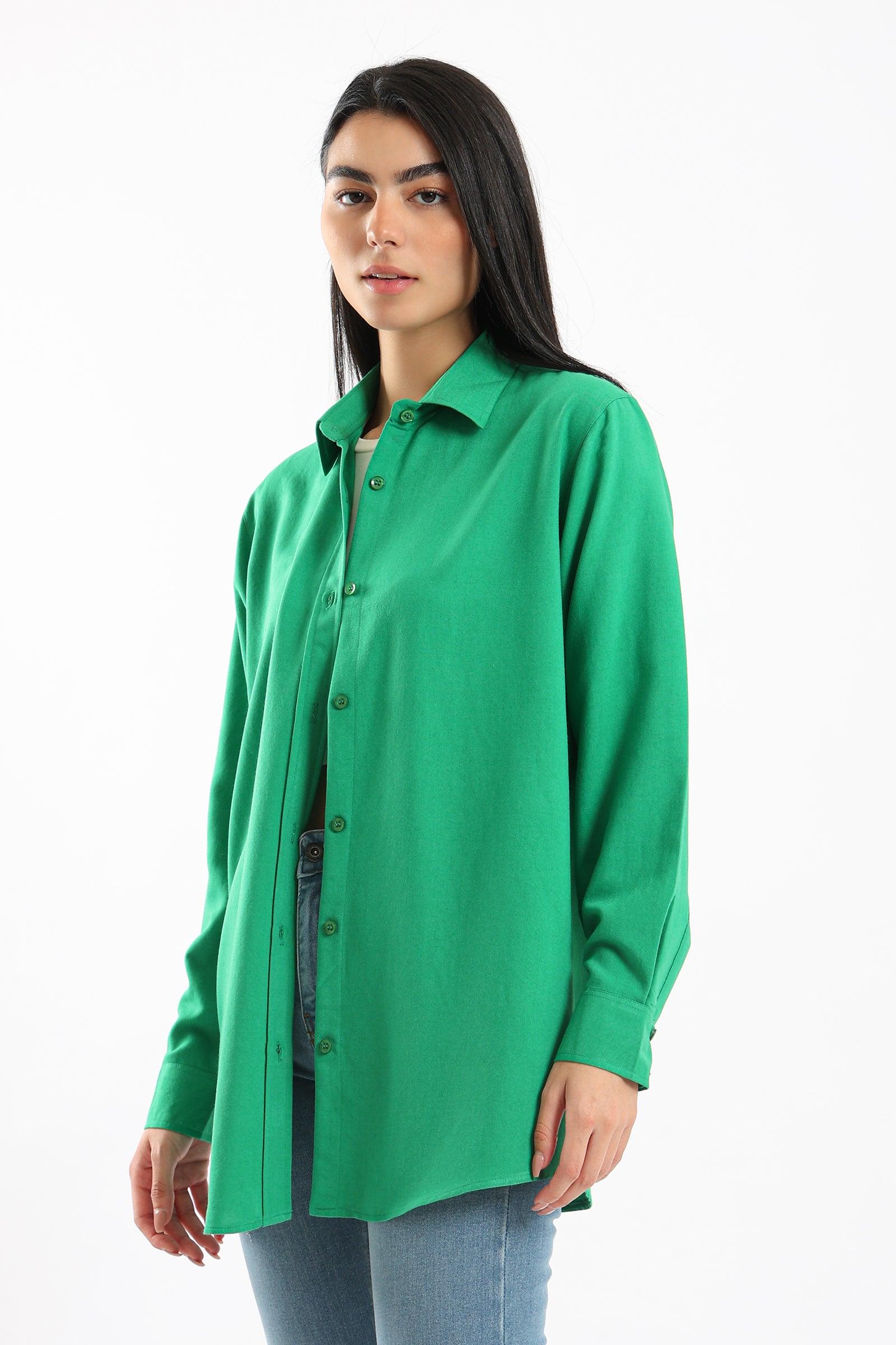 Solid Relaxed Shirt - Clue Wear