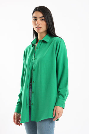 Solid Relaxed Shirt - Clue Wear