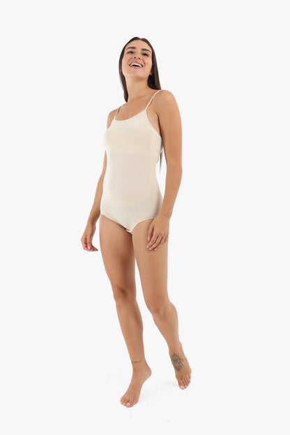 Spaghetti Strap Solid Bodysuit - Carina - ÙƒØ§Ø±ÙŠÙ†Ø§