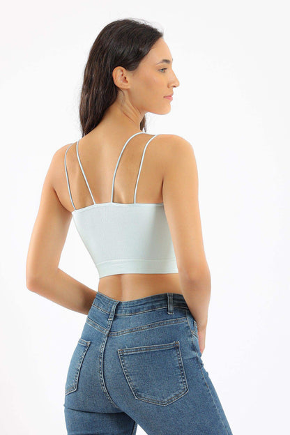 Spaghetti Straps Cropped Top - Carina - ÙƒØ§Ø±ÙŠÙ†Ø§