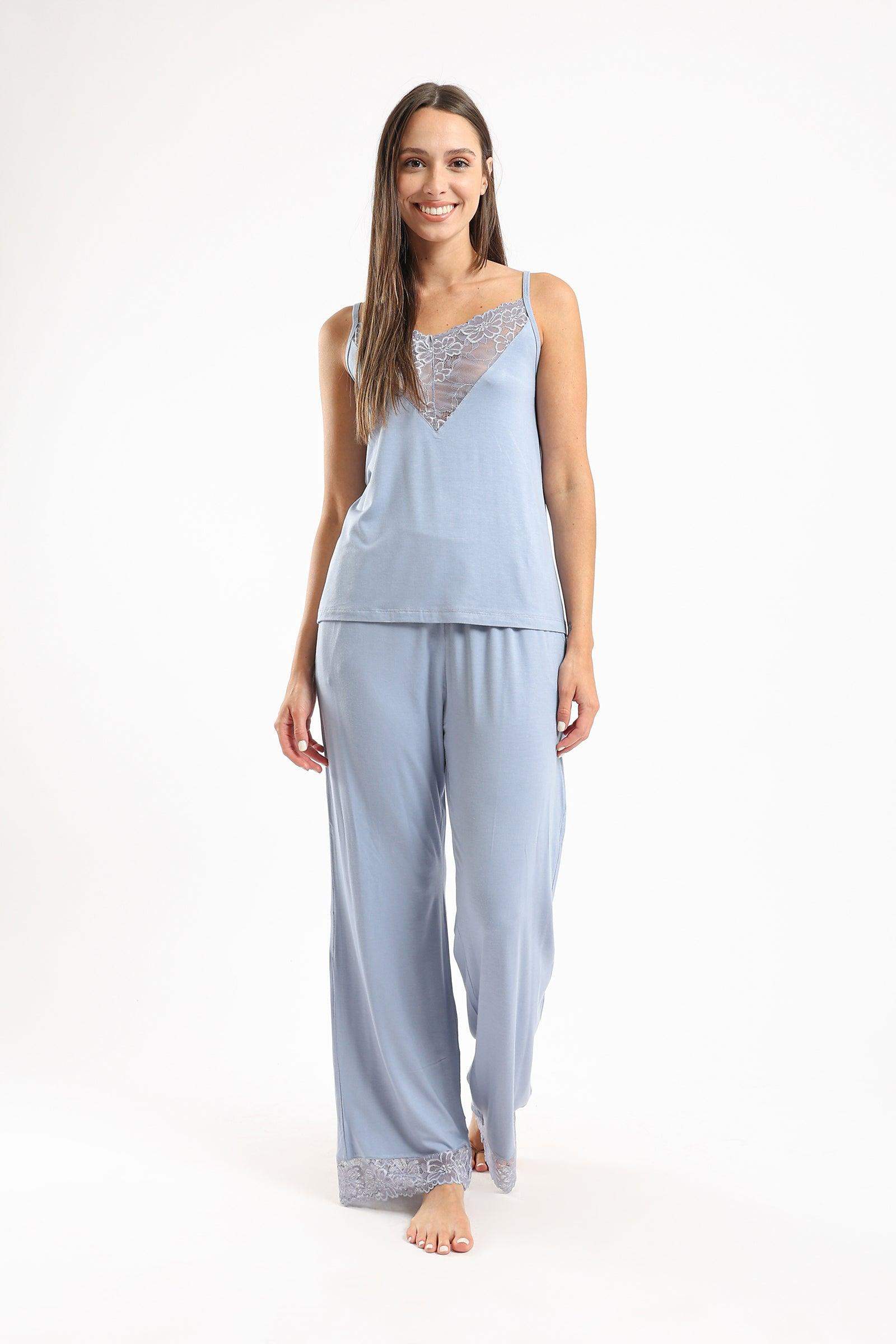 Spaghetti Straps Lace Pyjama Set - Carina - ÙƒØ§Ø±ÙŠÙ†Ø§