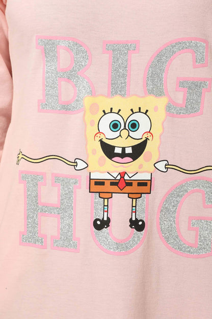 Spongebob Night Gown with Side Pockets - Carina - ÙƒØ§Ø±ÙŠÙ†Ø§