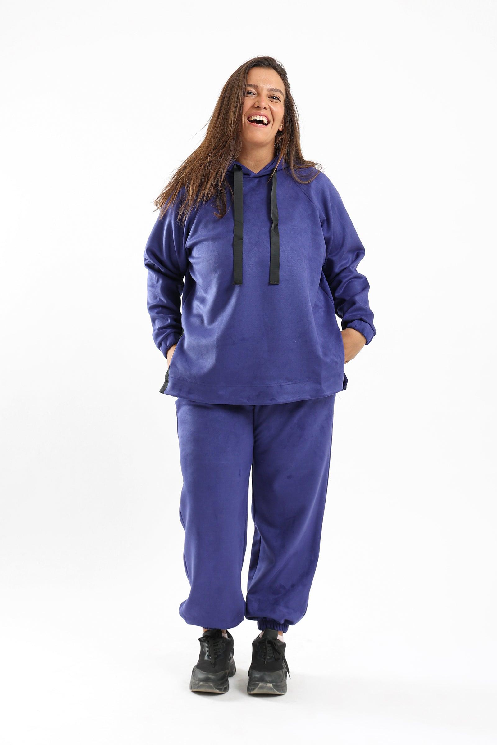 Sports Sweatshirt With 2 Slits - Clue Wear