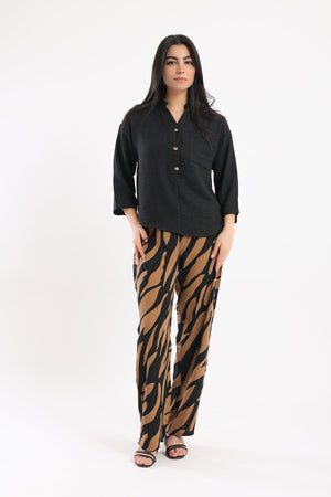 Stand Collar Shirt - Clue Wear