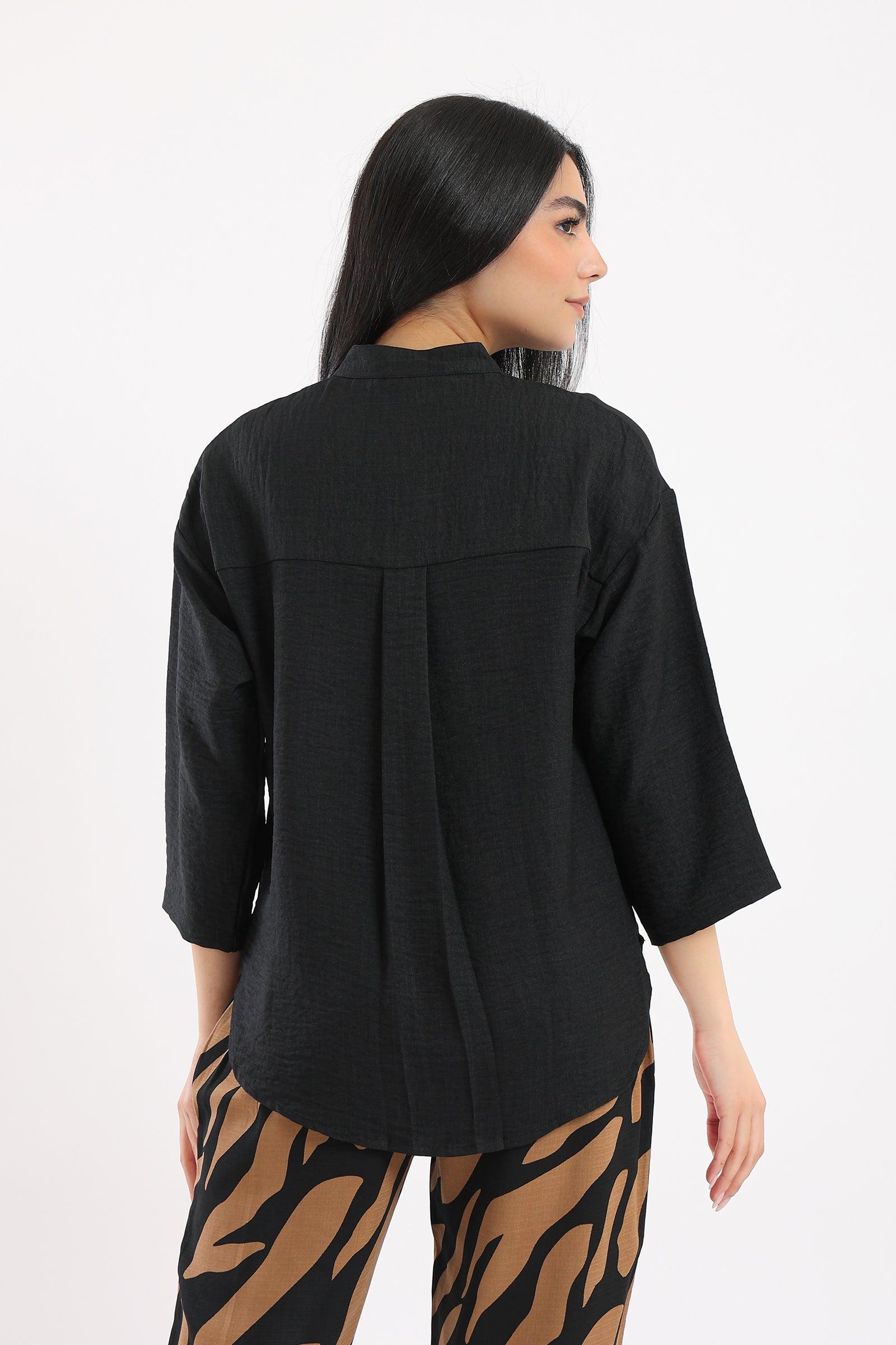 Stand Collar Shirt - Clue Wear