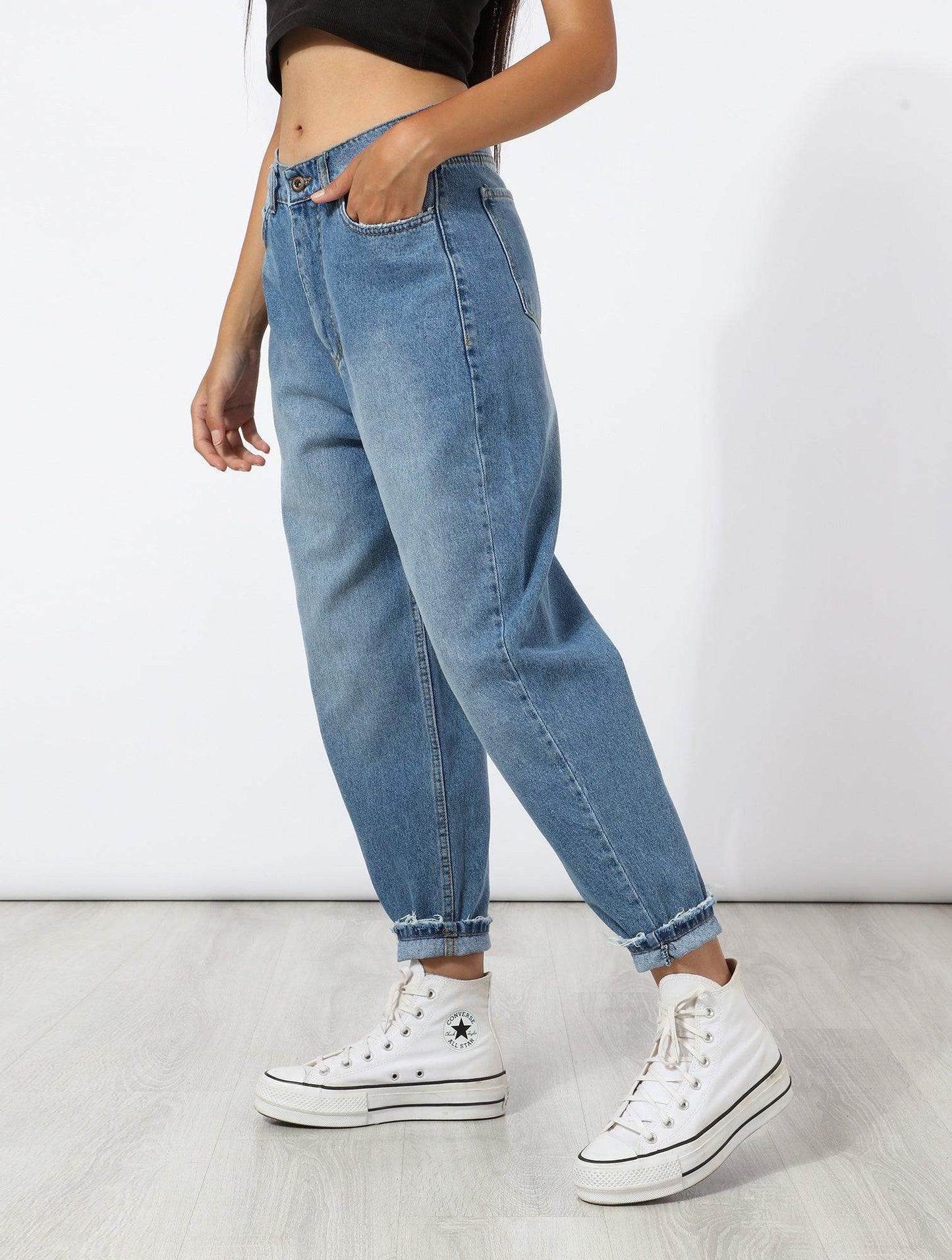 Standard Casual Mom Fit Jeans - Carina - ÙƒØ§Ø±ÙŠÙ†Ø§