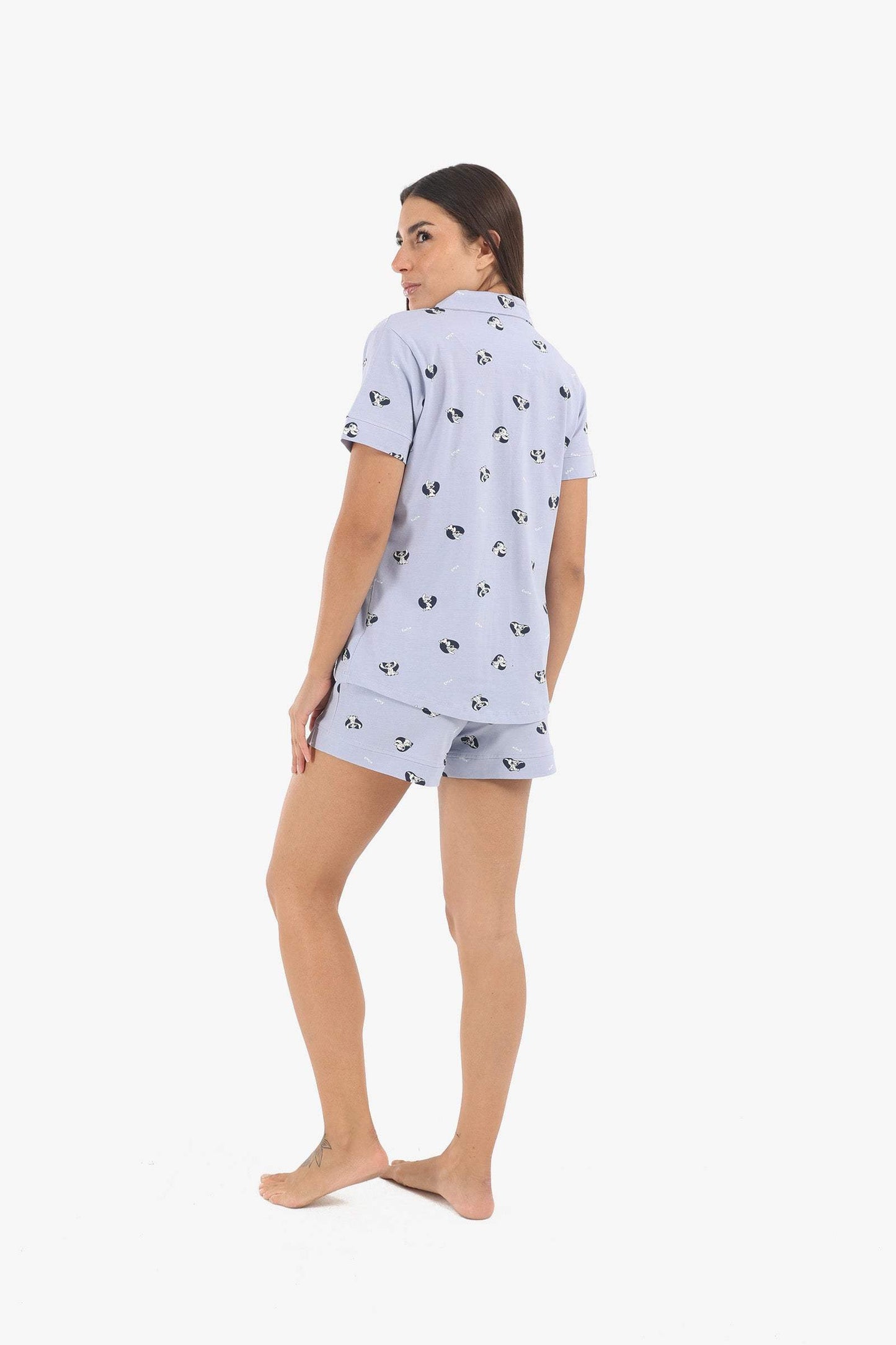 "Stitch" Printed Pyjama Set - Carina - ÙƒØ§Ø±ÙŠÙ†Ø§