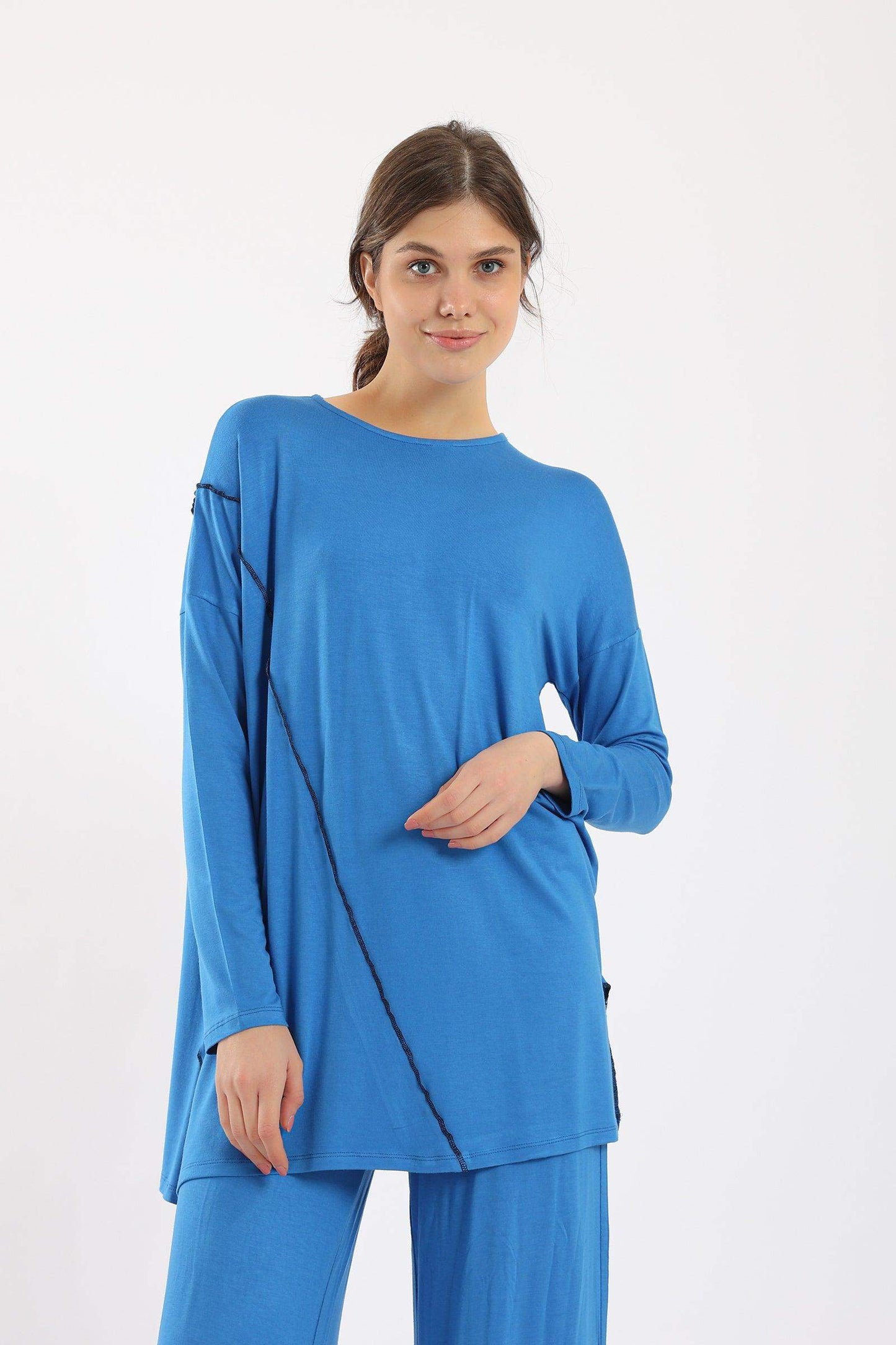 Stitched Line Lounge Top - Carina - ÙƒØ§Ø±ÙŠÙ†Ø§