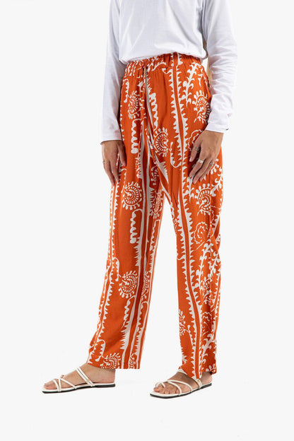 Straight Cut Printed Lounge Pants - Carina - ÙƒØ§Ø±ÙŠÙ†Ø§